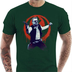 T-shirt geek homme - Walt Solo - Couleur Vert Bouteille - Taille S
