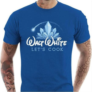 T-shirt geek homme - Walt White - Couleur Bleu Royal - Taille S