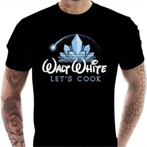 T-shirt geek homme - Walt White - Couleur Noir - Taille S