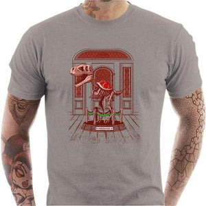 T-shirt geek homme - Yoshisorus - Couleur Gris Clair - Taille S
