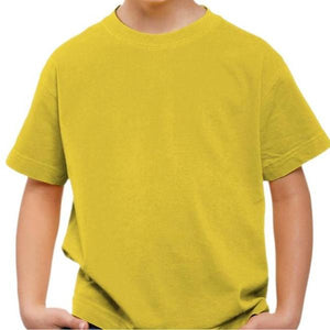 T-shirt vierge - Enfant - Couleur Jaune - Taille 4 ans