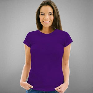 Tshirt vierge - Femme - Couleur Violet - Taille S