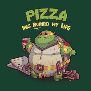Turtle Pizza - Tortue Ninja - Couleur Vert Bouteille