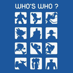Who's who ? - Couleur Bleu Royal