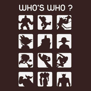 Who's who ? - Couleur Chocolat