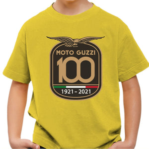 T shirt Moto Enfant - Moto Guzzi - 100 ans