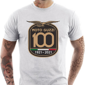 T shirt Motard Homme - Moto Guzzi - 100 ans