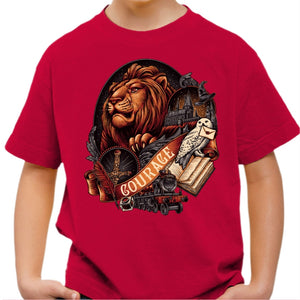 T-shirt Enfant Geek - Gryffondor - House of Courage