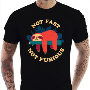 T-shirt Geek Homme - Not fast not furious