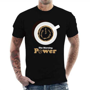 tshirt-homme-the-morning-power-coton-bio-noir