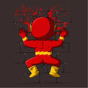 tshirt-flash-crash-coton-bio-chocolat