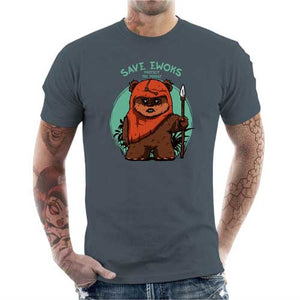 tshirt-homme-save-ewoks-coton-bio-gris-mineral