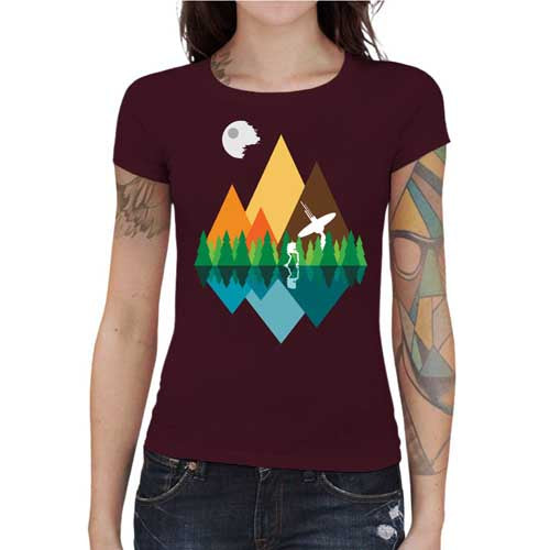 T-shirt Geekette - Forest View