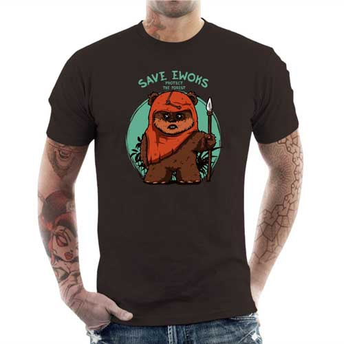 T-shirt geek homme - Save Ewoks