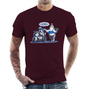 tshirt-homme-grosse-sportive-coton-bio-cerise