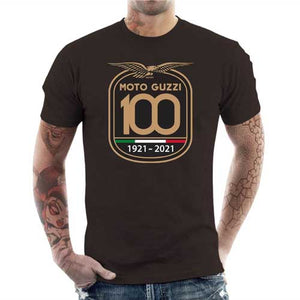 tshirt-homme-moto-guzzi-anniversaire-100-ans-coton-bio-chocolat