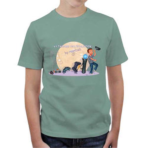 tshirt-enfant-evolution-coton-bio-jade
