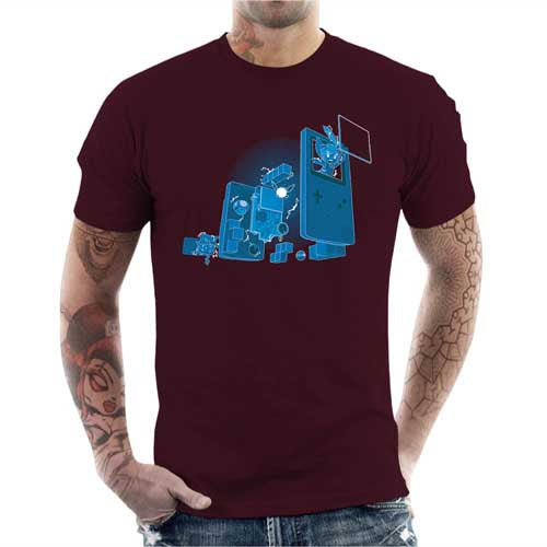 T-shirt Homme Anime Game Over En 100% Coton - Coupe Régulière - Marque Gildan