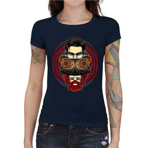 tshirt-femme-t-shirt-doctor-strange-madness-equation-coton-bio-bleu-nuit