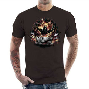 tshirt-homme-meurs-pourriture-communiste-coton-bio-chocolat