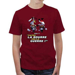 tshirt-enfant-faites-la-bourre-coton-bio-rouge