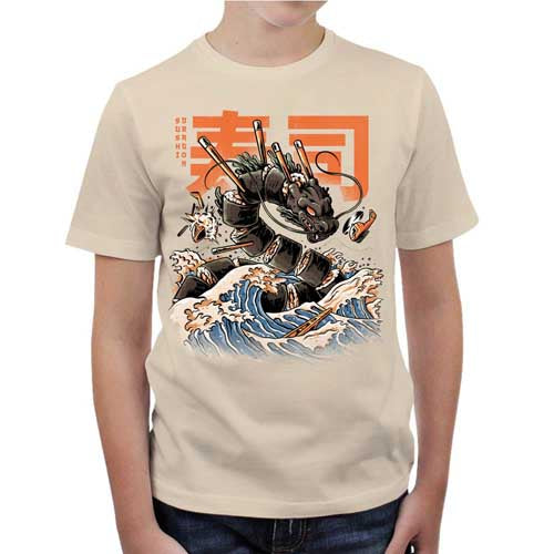 T-shirt enfant geek - Sushi dragon