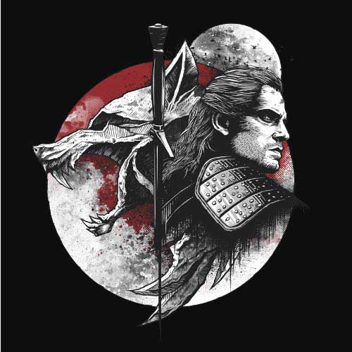 Tshirt Gwynbleidd - The Witcher