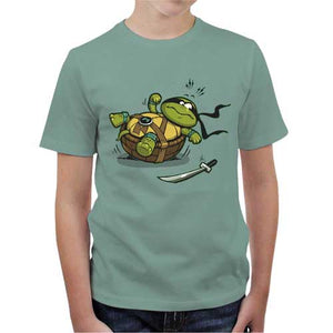 tshirt-enfant-turtle-loser-coton-bio-jade