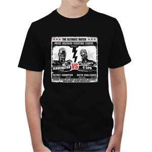 tshirt-enfant-machine-league-coton-bio-noir