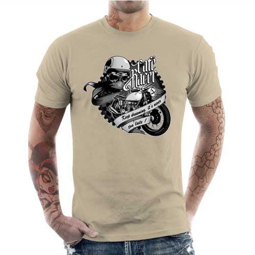 T shirt Motard homme - Café Racer