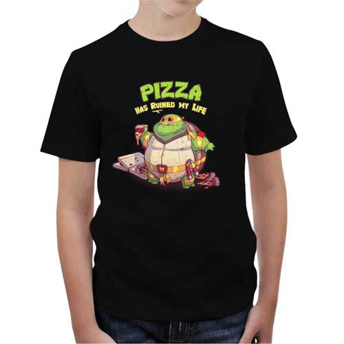 T-shirt enfant geek - Turtle Pizza