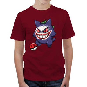 tshirt-enfant-gengar-coton-bio-rouge