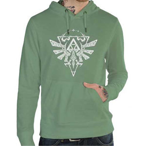 sweat-ancient-force-triforce-sceau-royal-zelda-coton-bio-sage
