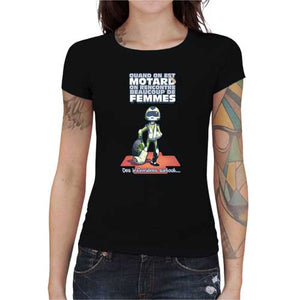 tshirt-femme-motard-et-infirmiere-relation-proche-coton-bio-noir