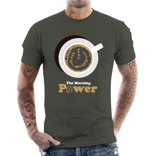 T-shirt geek homme - The Morning Power