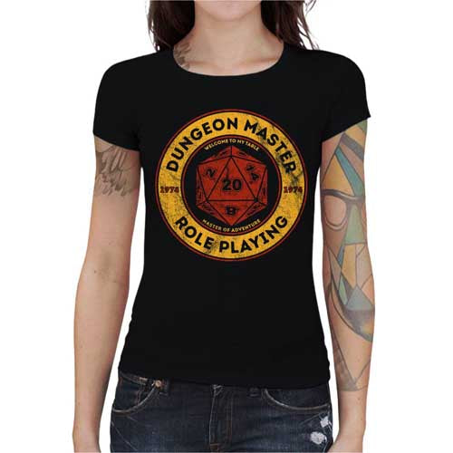 T-shirt Geekette - Dungeon Master