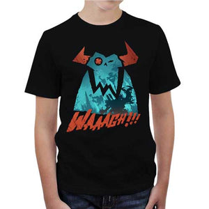 tshirt-enfant-waaagh-coton-bio-noir