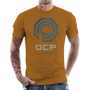 tshirt-homme-robocop-avec-le-logo-ocp-coton-bio-curcuma