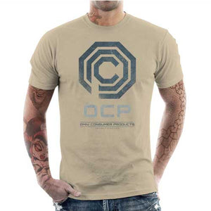 tshirt-homme-robocop-avec-le-logo-ocp-coton-bio-beige