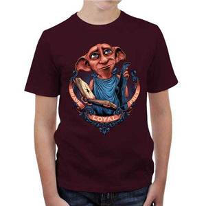 tshirt-enfant-t-shirt-dobby-l-elf-de-maison-coton-bio-cerise