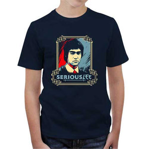 tshirt-enfant-serious-lee-coton-bio-bleu-nuit