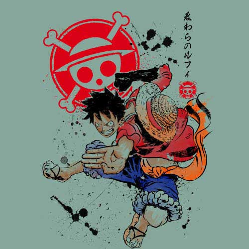 T-shirt LUFFY de One Piece Force en action