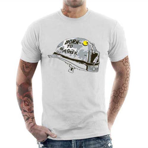tshirt-homme-born-to-be-a-geek-coton-bio-blanc