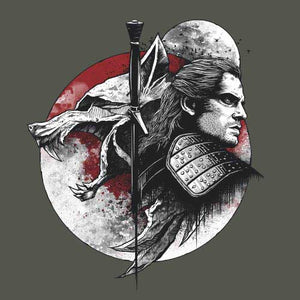 tshirt-the-witcher-graphique-et-epique-coton-bio-khaki