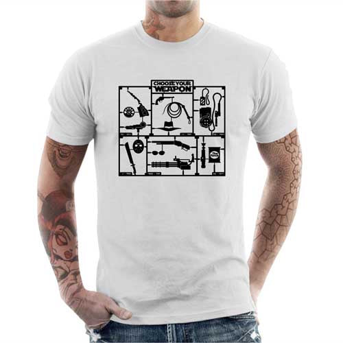 T-shirt geek homme - Choose your weapon