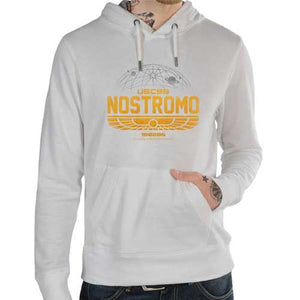 sweat-t-shirt-nostromo-vaisseau-du-film-alien-coton-bio-blanc