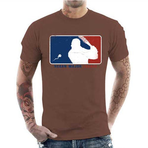 tshirt-homme-negan-major-league-coton-bio-sienna