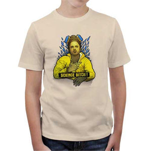 tshirt-enfant-science-bitch-coton-bio-natural