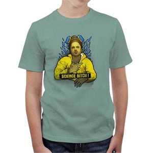 tshirt-enfant-science-bitch-coton-bio-jade