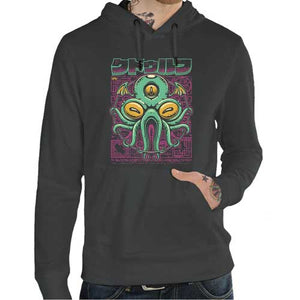 sweat-cthulhu-fhtagn-coton-bio-dark-grey